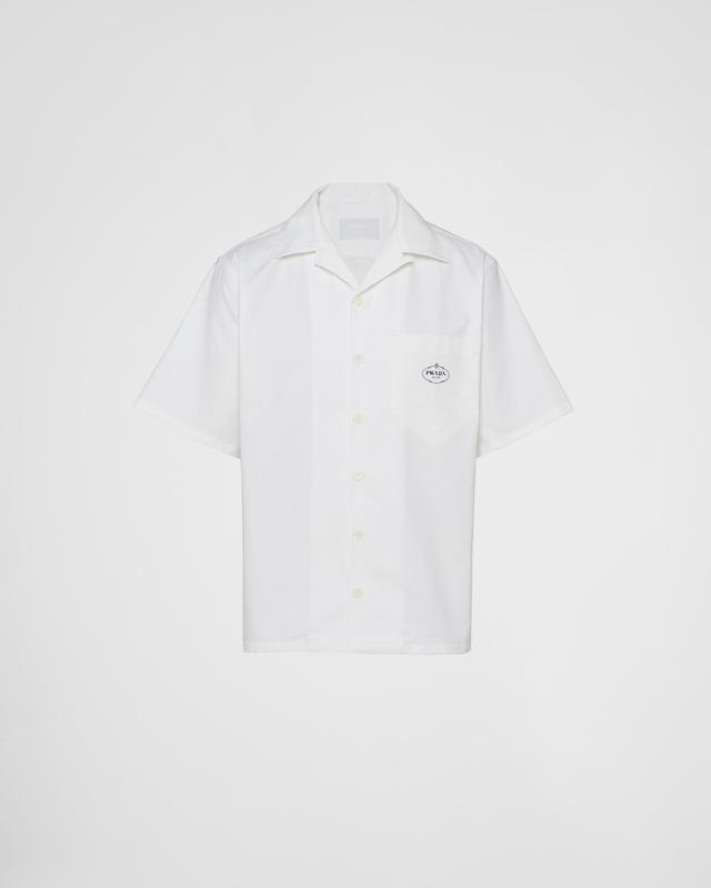 Short-sleeved cotton shirt Product Image