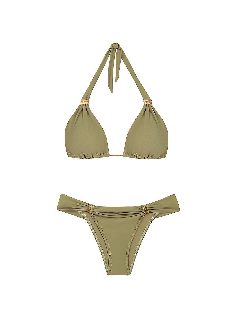 Womens Bia Triangle 2-Piece Bikini Set Product Image