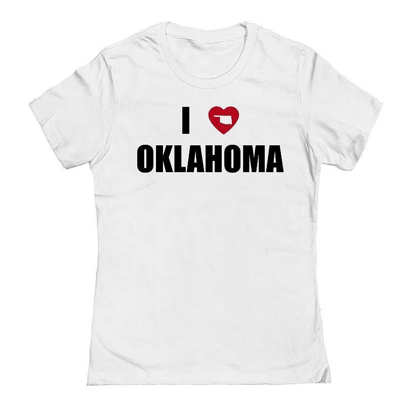 Juniors I Heart Oklahoma Graphic Tee, Womens product image