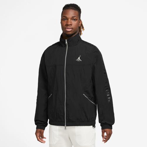 Jordan Mens Jordan Essential Statement Warm-Up Jacket - Mens Black/Sail Product Image