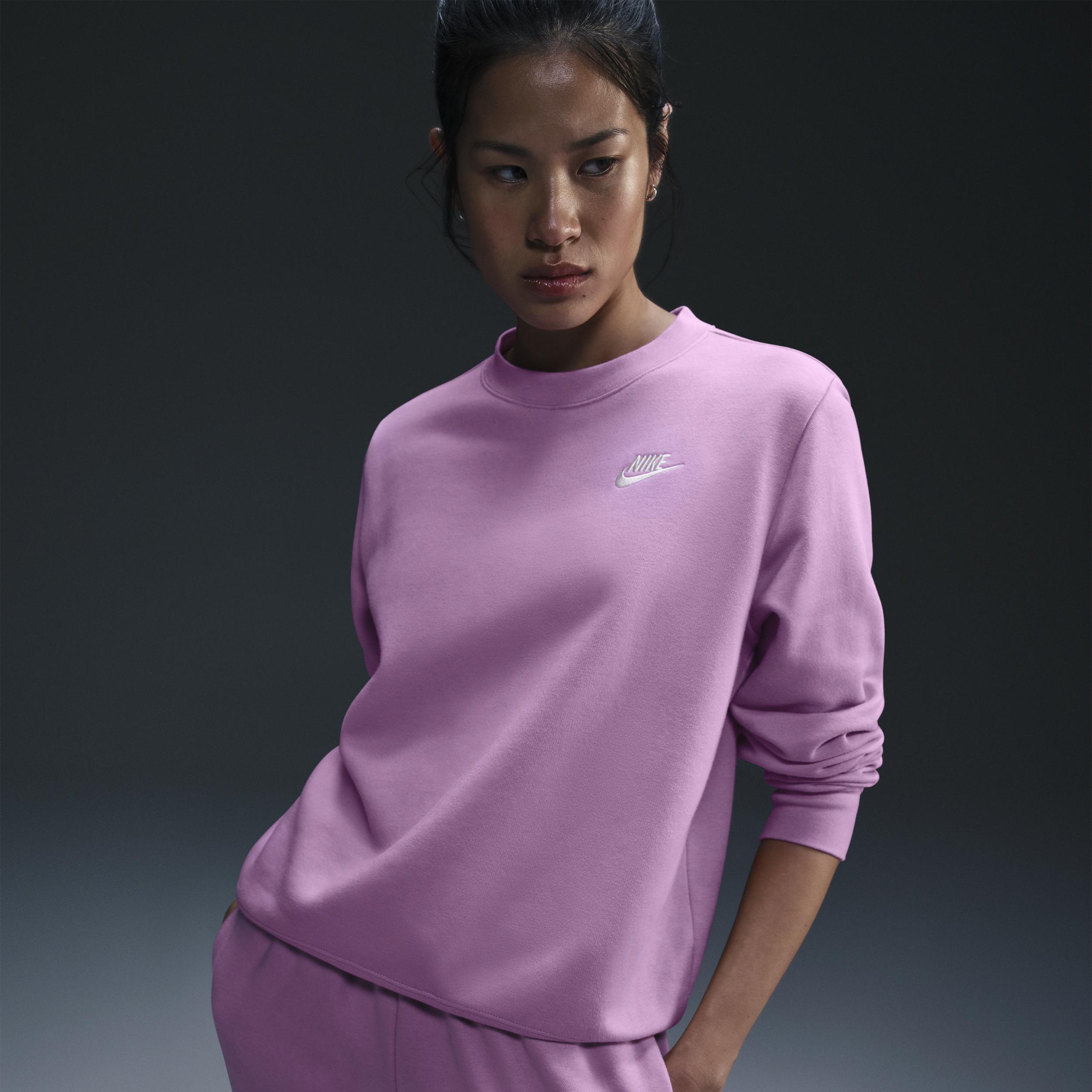 Women's Nike Sportswear Club Fleece Crew-Neck Sweatshirt Product Image