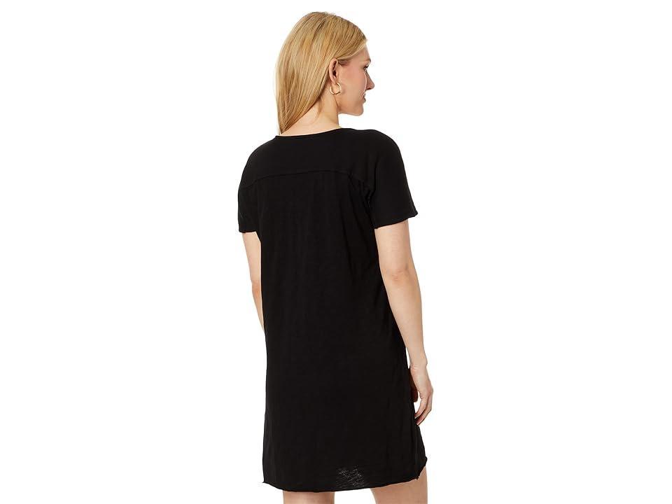 Mod-o-doc Dolman Sleeve V-Neck Seamed Dress Women's Dress Product Image