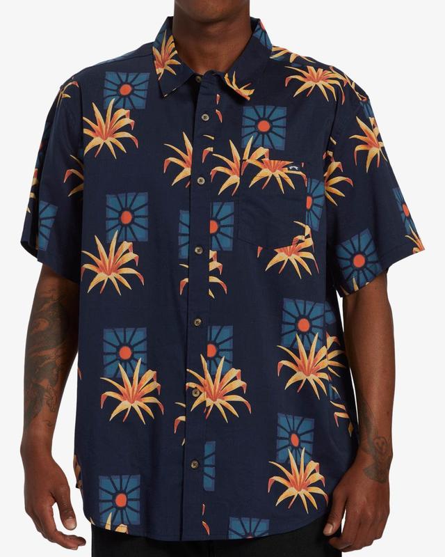 Sundays Short Sleeve Shirt - Navy Male Product Image