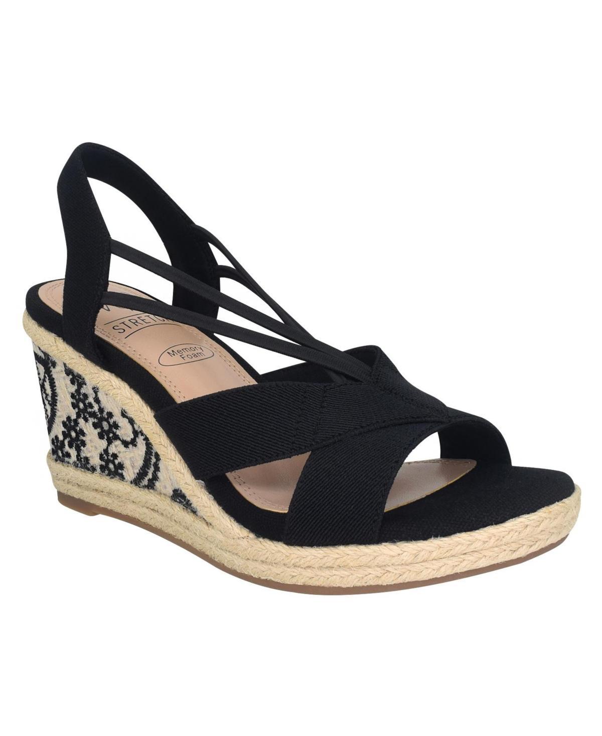 Impo Womens Tiyasa Embroidered Platform Wedge Sandals Product Image