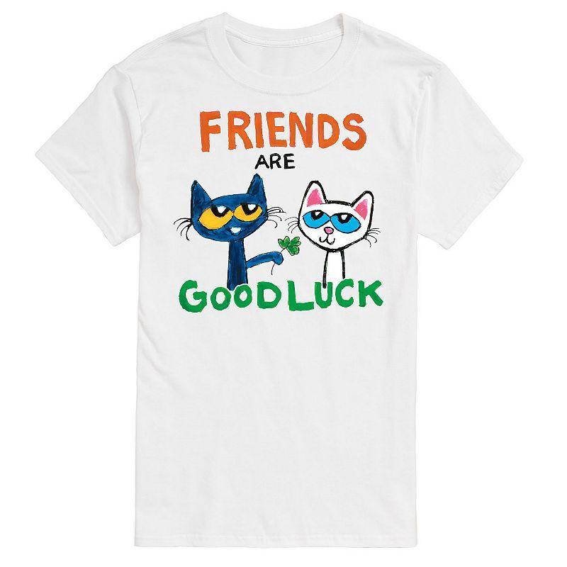 Big & Tall Pete The Cat Friends Good Luck Tee, Mens Product Image