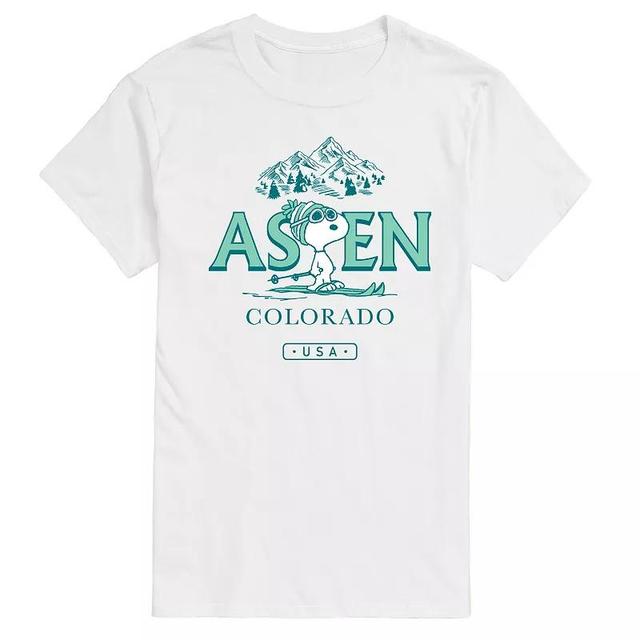 Mens Peanuts Snoopy Aspen Colorado Graphic Tee Product Image