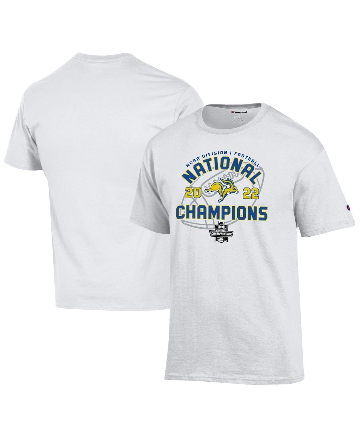 Mens Champion White South Dakota State Jackrabbits 2022 Fcs Football National Champions Locker Room T-shirt Product Image