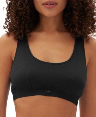 GapBody Women's Ribbed Logo Comfort Racerback Bra GPW01051 Product Image