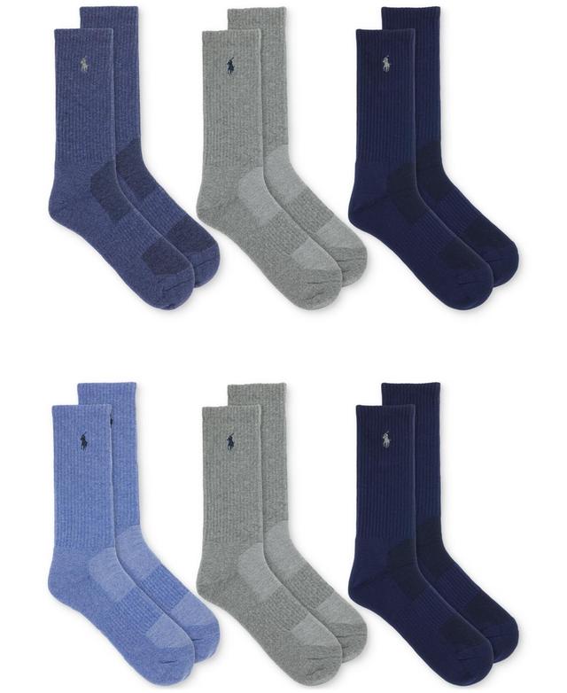 Polo Ralph Lauren Mens 6-Pk. Performance Sport Crew Socks Product Image