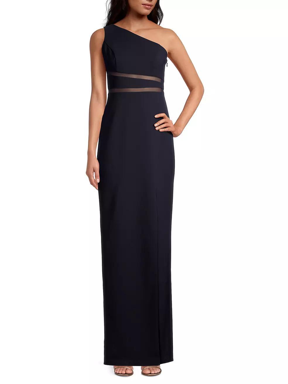 Asymmetric Crepe Gown Product Image