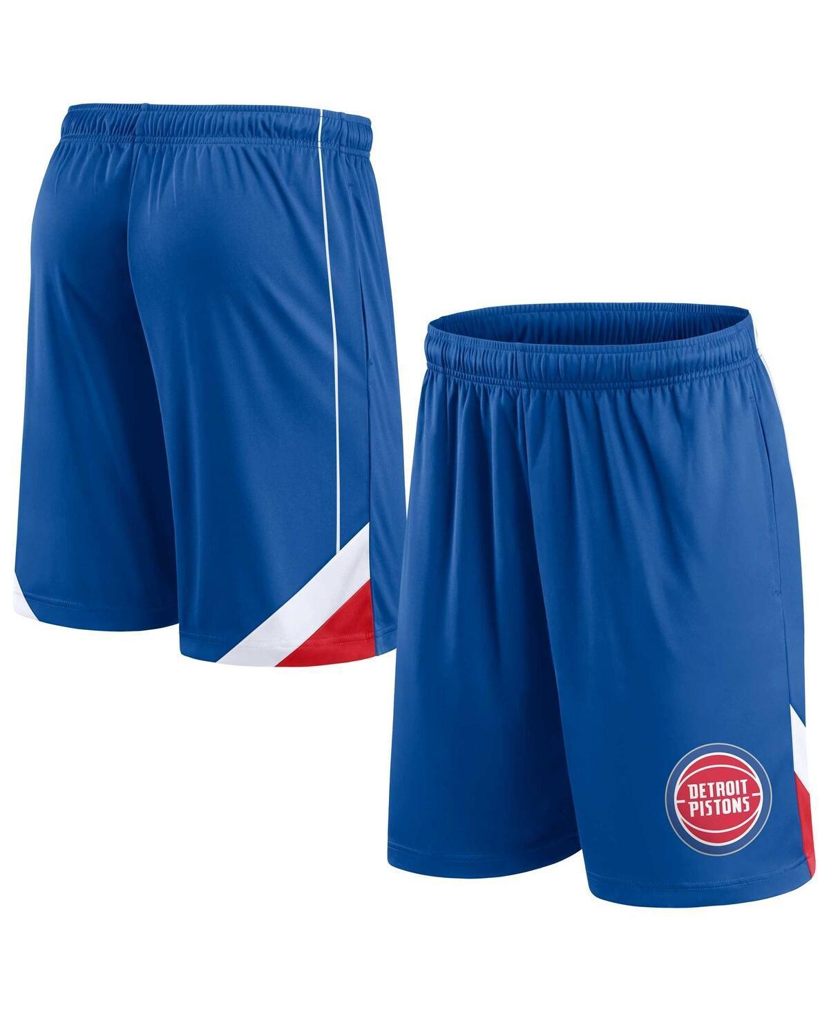 Mens Fanatics Branded Blue Detroit Pistons Slice Shorts Product Image