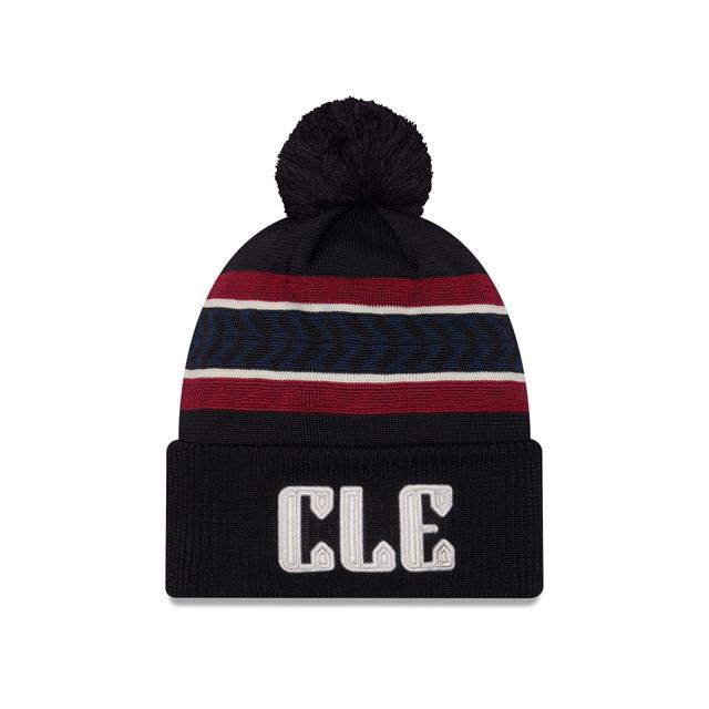 Cleveland Guardians City Connect Pom Knit Hat Male Product Image