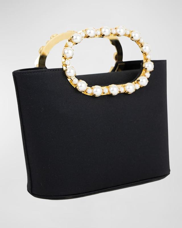 Anita Pearly Satin Top-Handle Bag Product Image