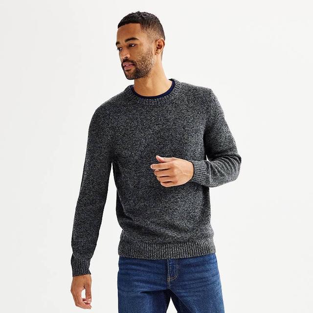 Mens Sonoma Goods For Life Knit Crewneck Sweater Product Image