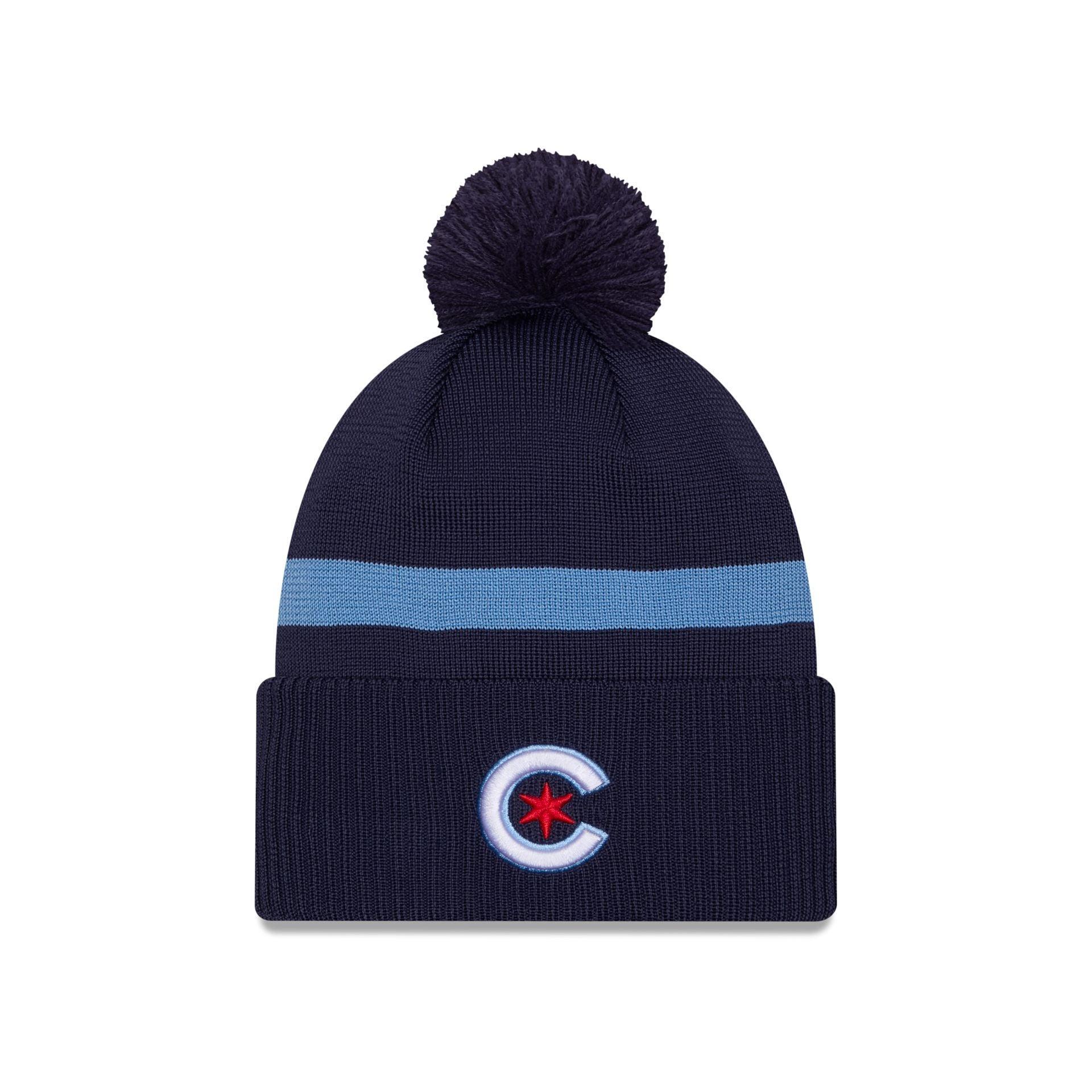 Chicago Cubs City Connect Pom Knit Male Product Image