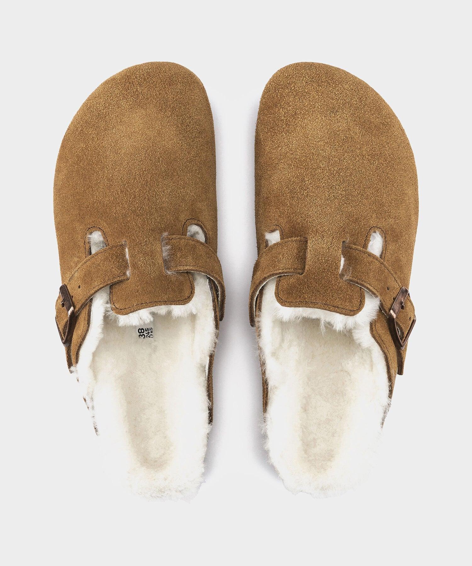 Birkenstock Boston Shearling in Mink Product Image