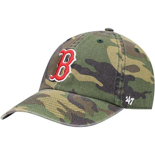 Mens 47 Camo Boston Red Sox Team Clean Up Adjustable Hat Product Image