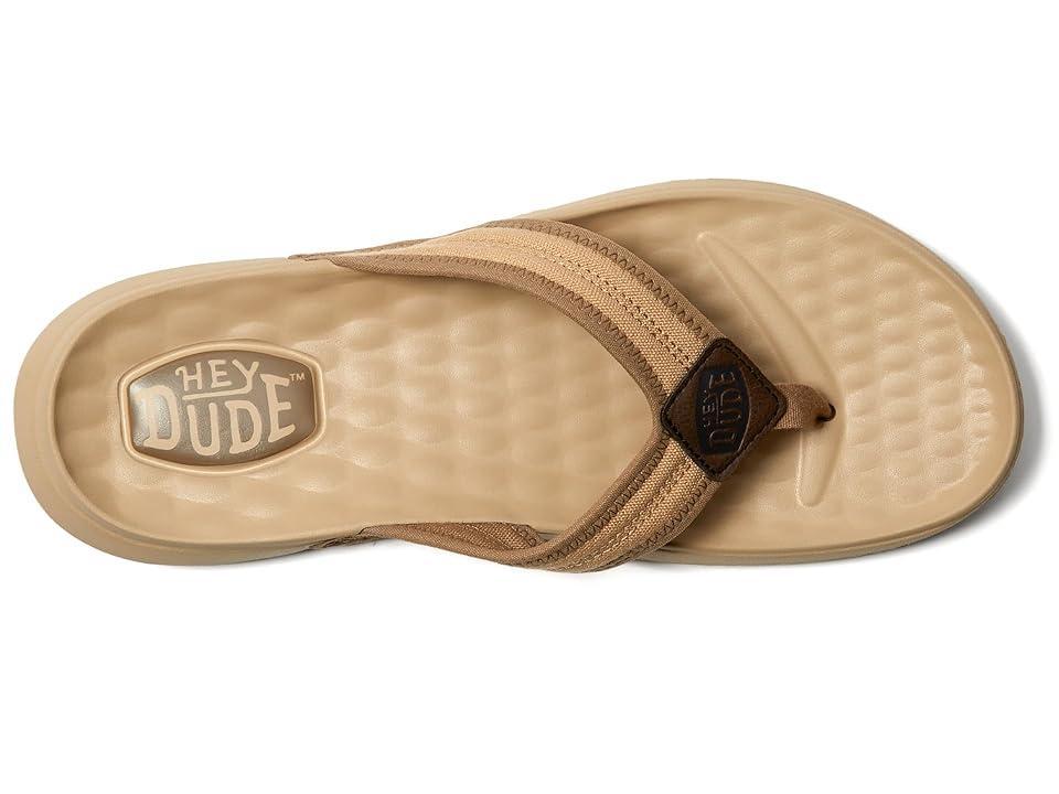 Hey Dude Myers Flip Sport Mode Tan) Men's Shoes Product Image