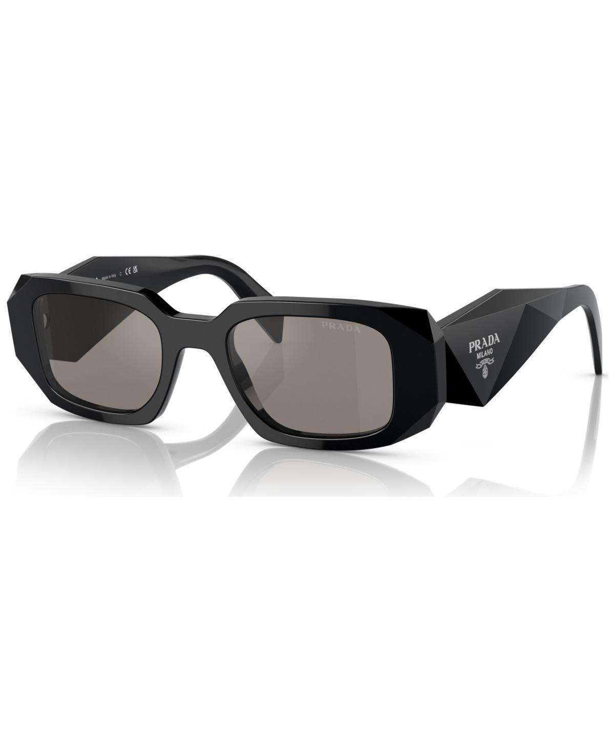 Prada Unisex PR 17WS 49mm Transparent Rectangle Sunglasses Product Image