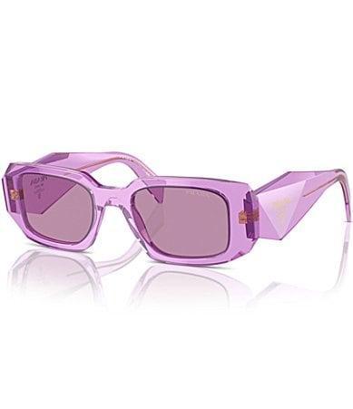 Geometric Rectangle Acetate Sunglasses Product Image