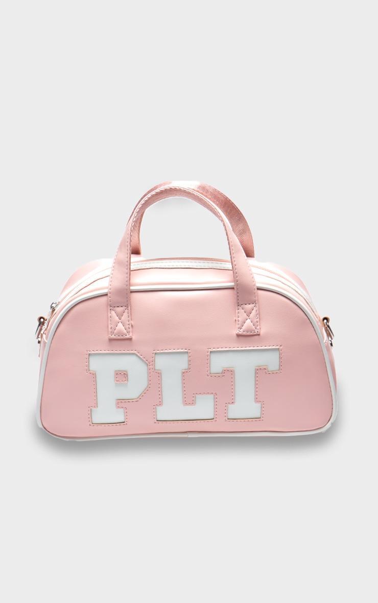 PRETTYLITTLETHING Pink PU Varsity Mini Bag Product Image