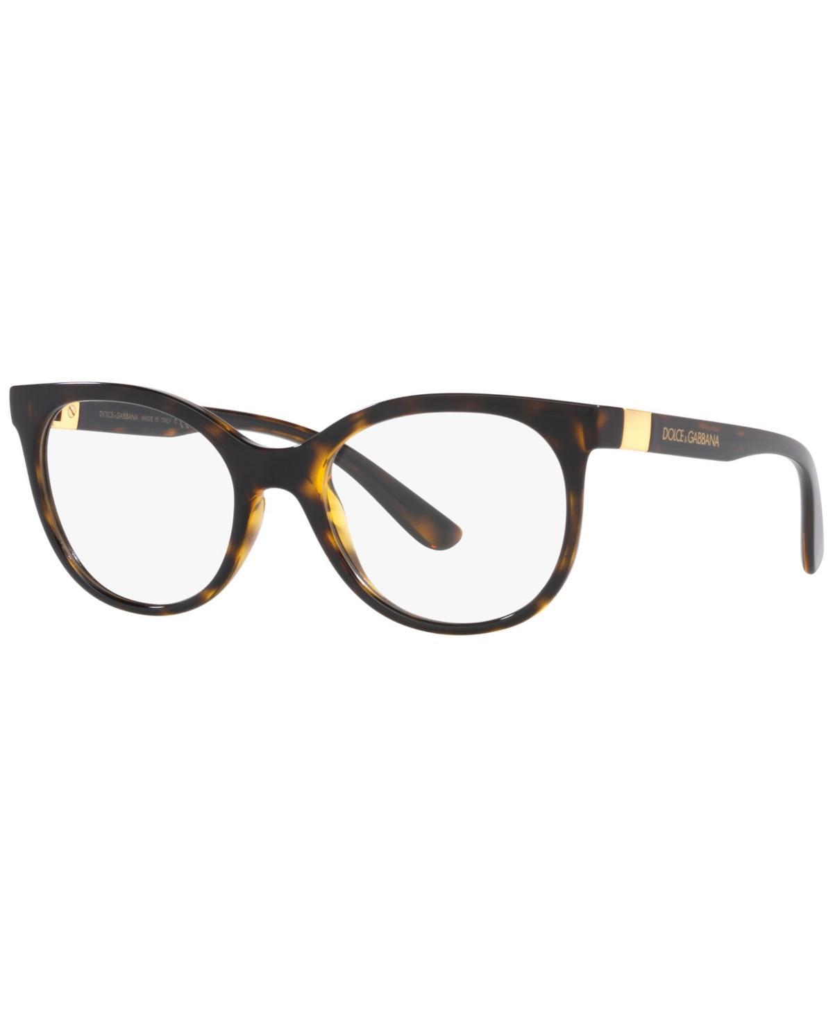 Dolce & Gabbana DG5084 Womens Cat Eye Eyeglasses - Havana Product Image