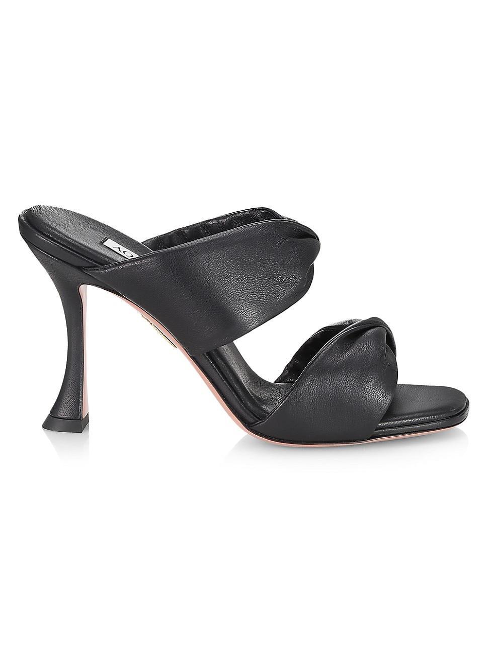 Womens Twist Leather Sandals Product Image