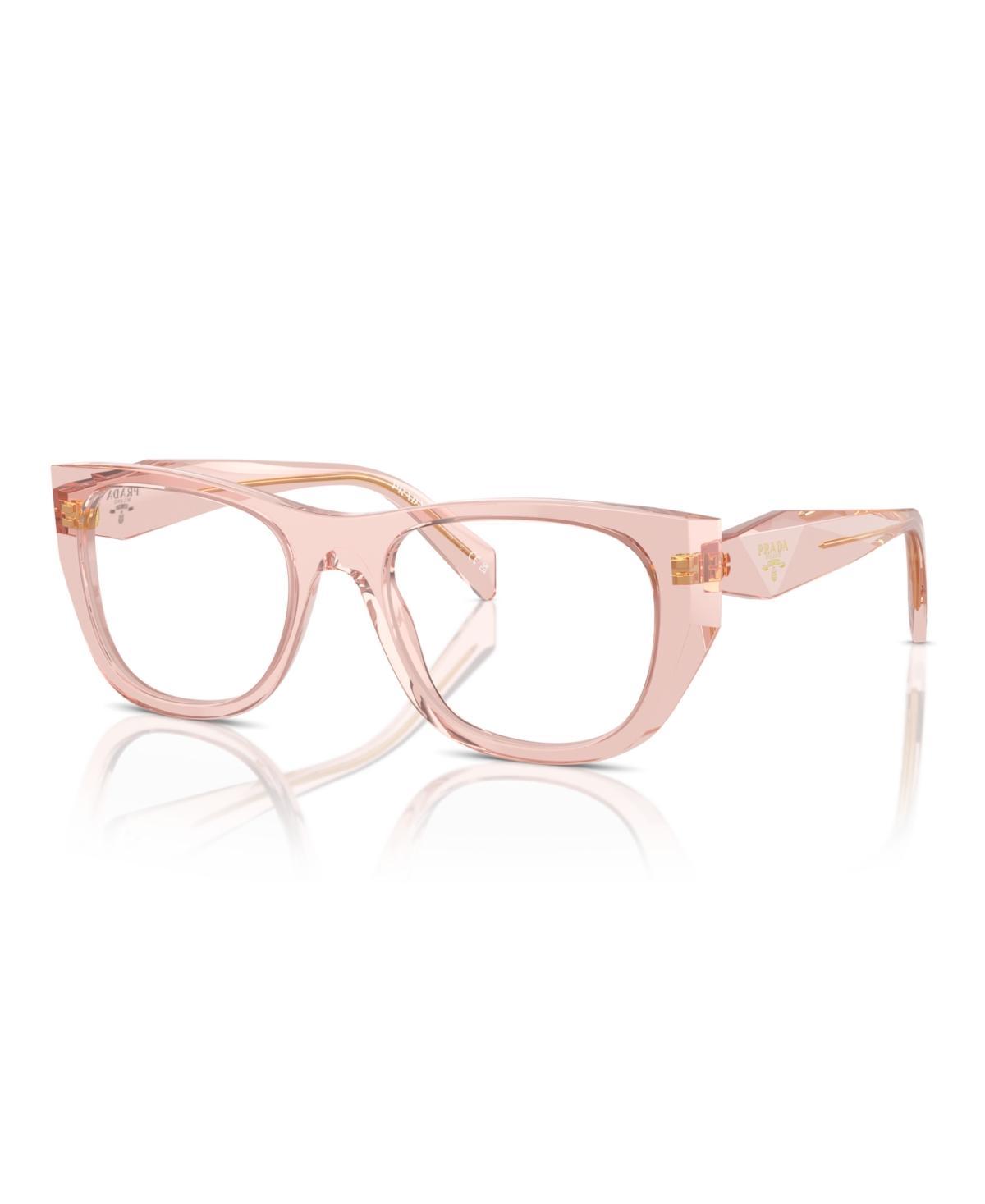 Prada Womens Polarized Eyeglasses, Pr A18V - Transparent Peach Product Image