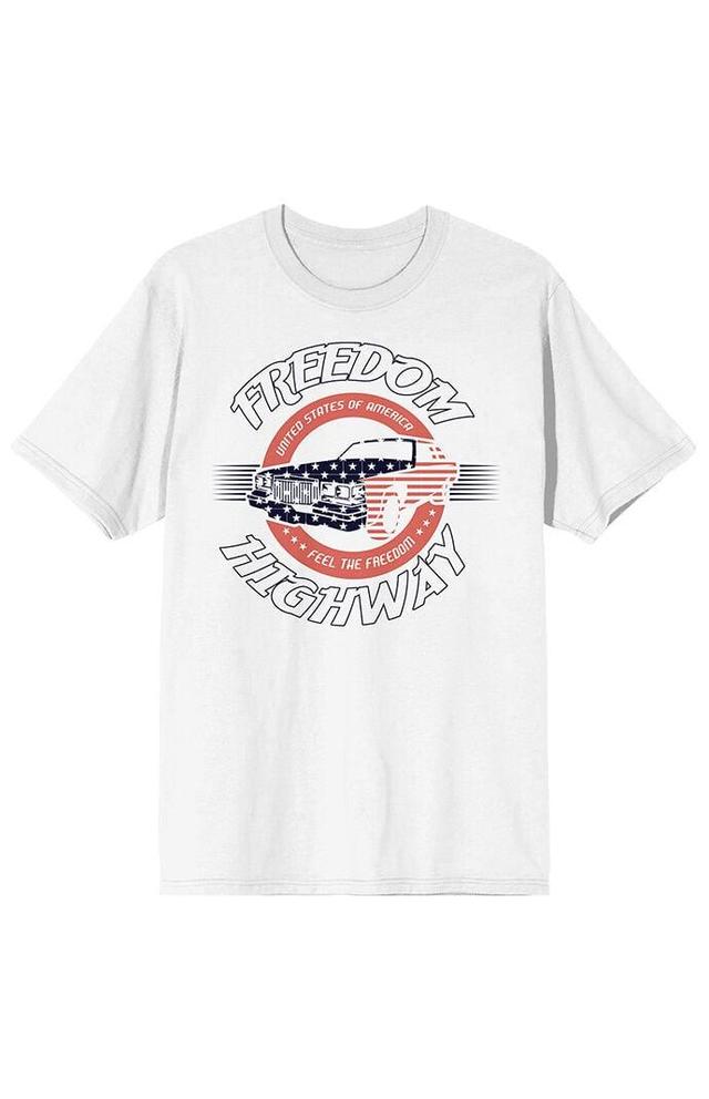 Bioworld Mens Americana Freedom Highway T-Shirt size 2XL Product Image