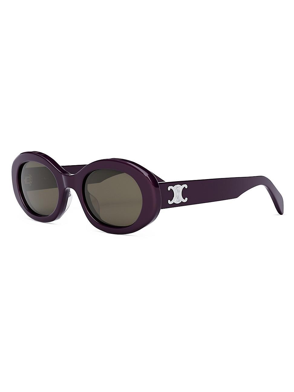 Womens Triomphe 52MM Oval Sunglasses Product Image