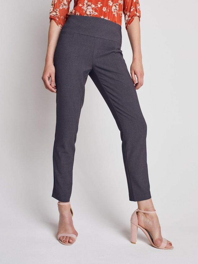 Roz & Ali Secret Agent Pants with Slim Leg & Wide Waistband - Petite Product Image