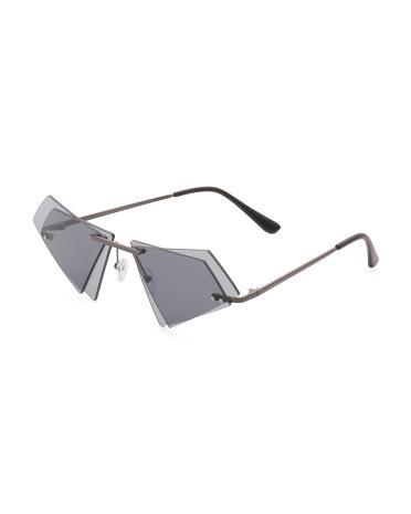 71mm Designer Geometric Sunglasses for Women Product Image