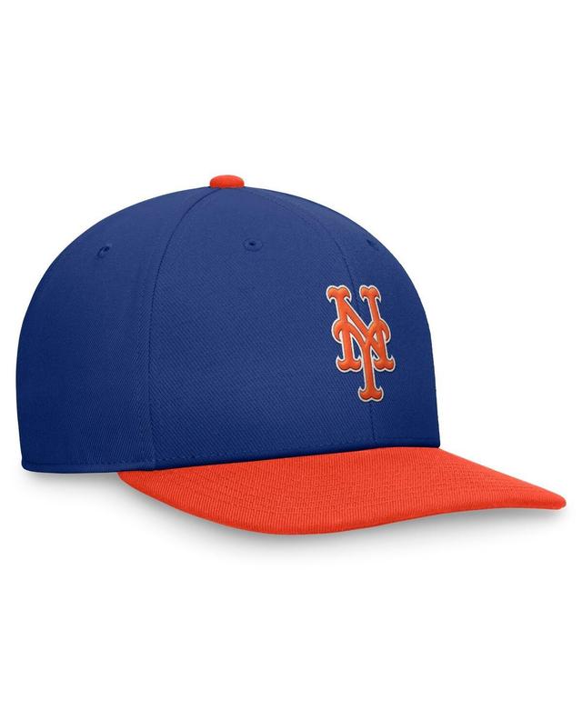 Mens Nike /Orange Houston Astros Evergreen Two-Tone Snapback Hat Blue Product Image