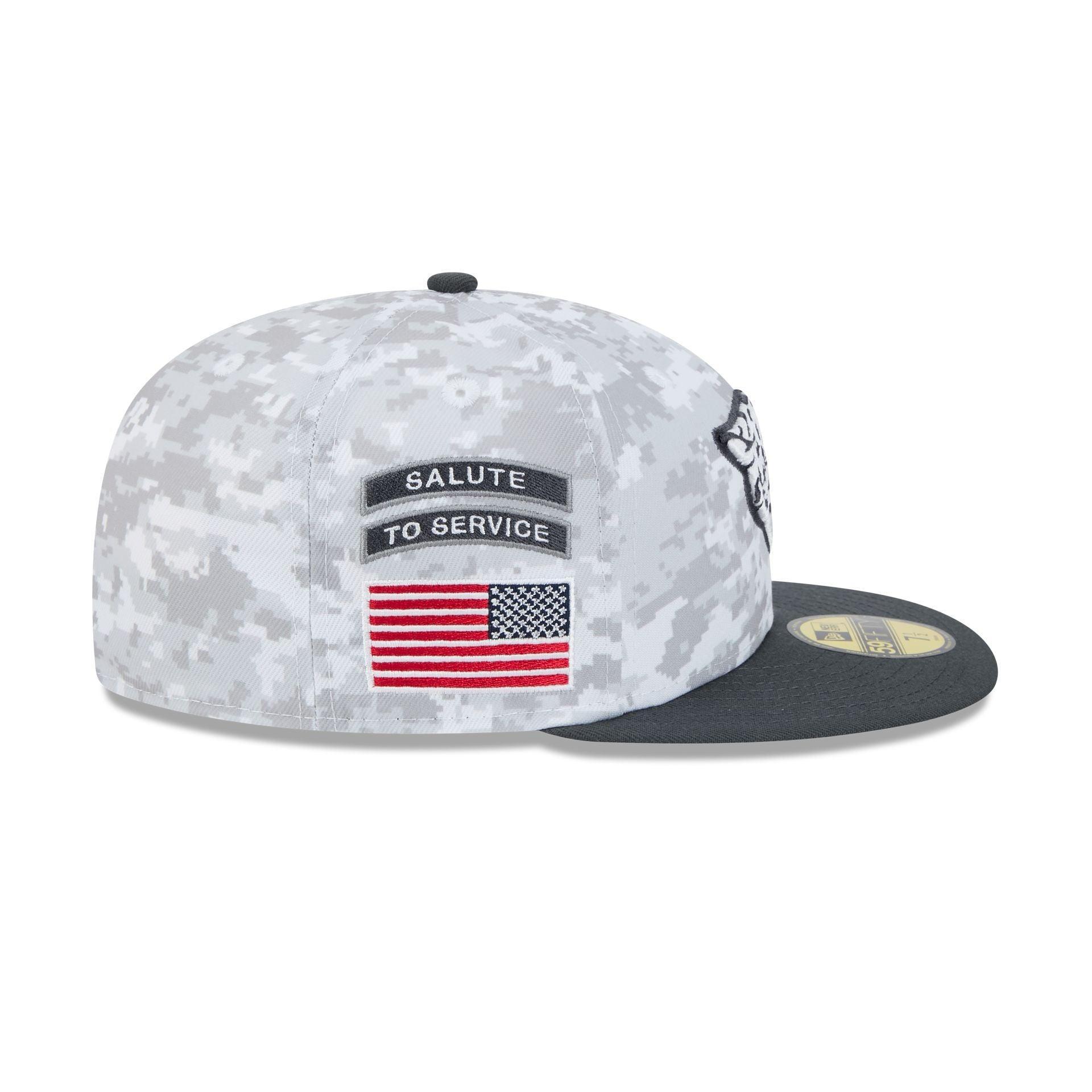 Jacksonville Jaguars 2024 Salute to Service 59FIFTY Fitted Hat Male Product Image