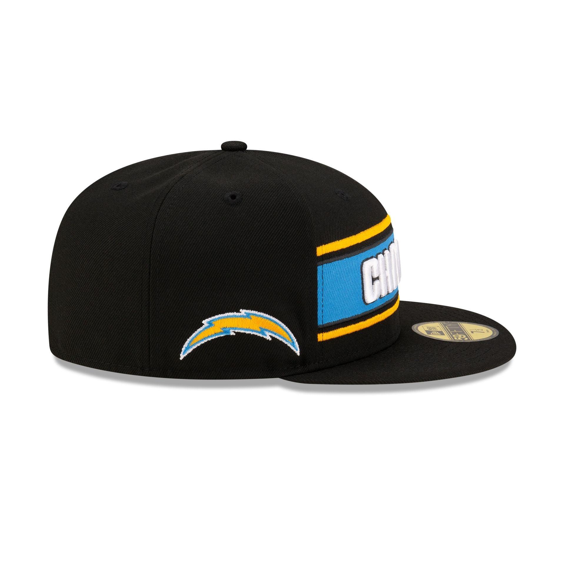 Los Angeles Chargers 2024 Sideline Black 59FIFTY Fitted Hat Male Product Image