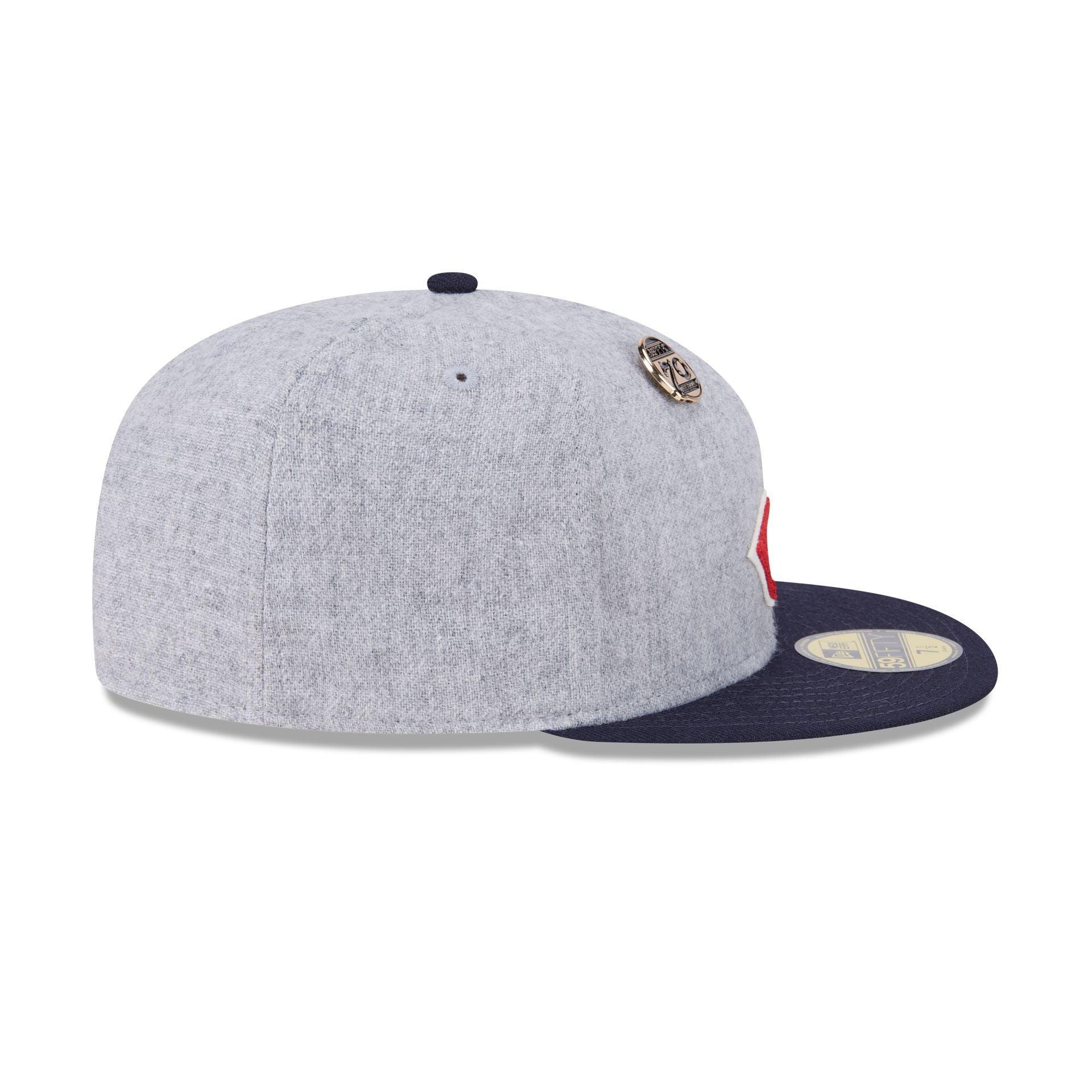 Cleveland Guardians 70th Anniversary Gray 59FIFTY Fitted Hat Male Product Image