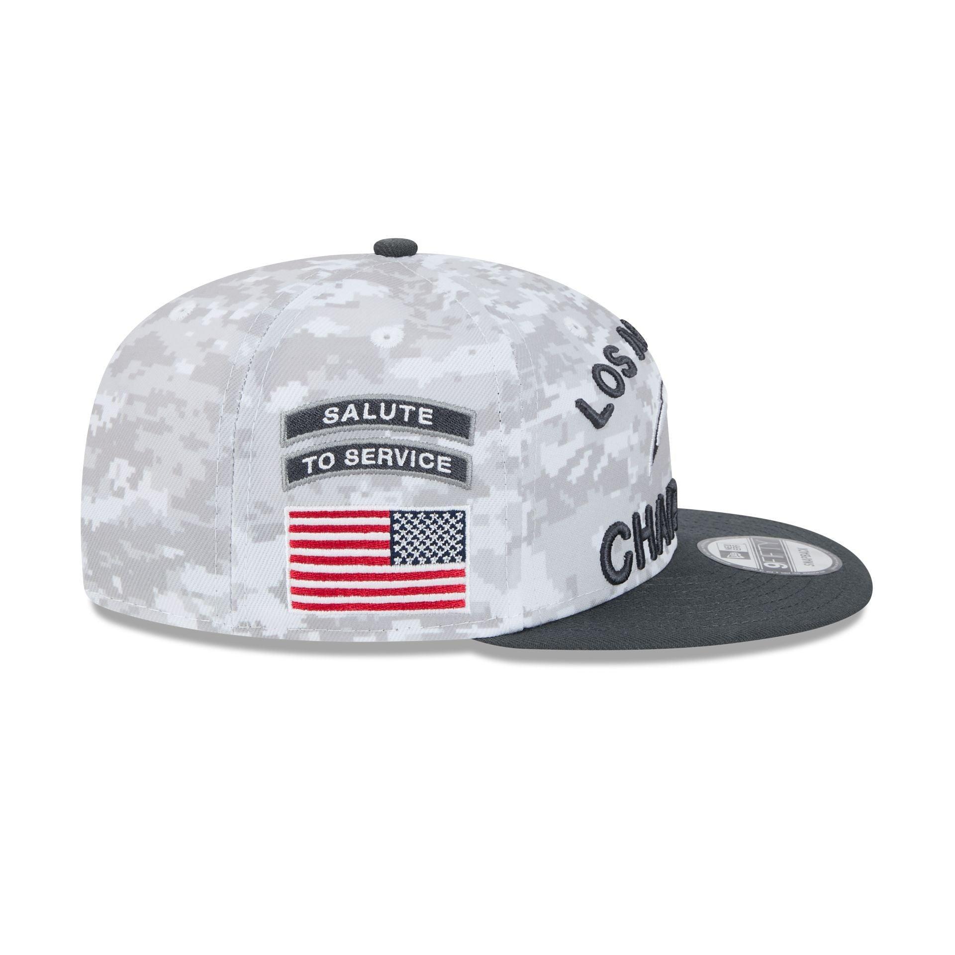 Los Angeles Chargers 2024 Salute to Service 9FIFTY Snapback Hat Male Product Image