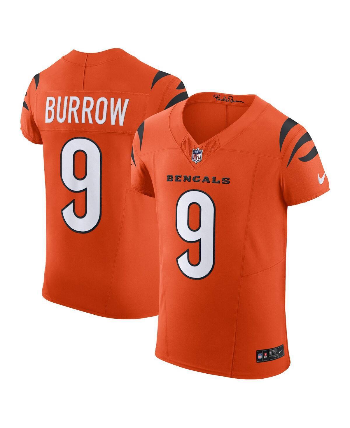 Mens Nike Joe Burrow Orange Cincinnati Bengals Vapor F.u.s.e. Elite Jersey - Orange Product Image