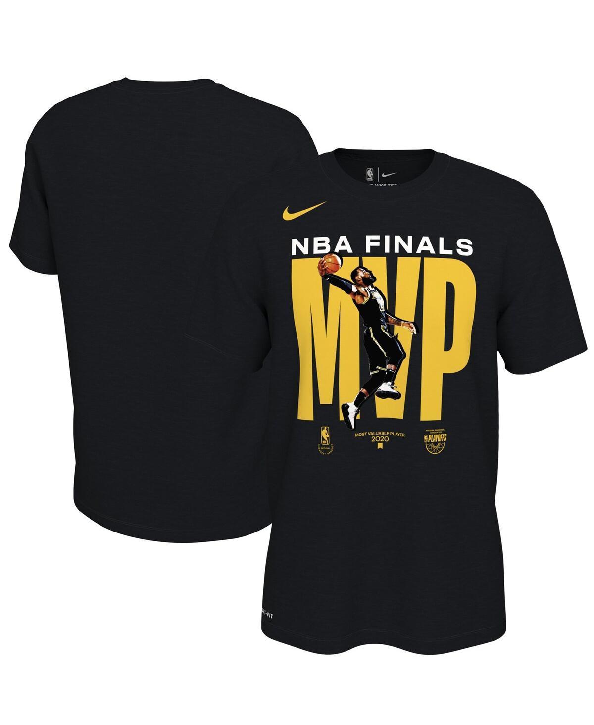 Mens Nike LeBron James Black Los Angeles Lakers 2020 Nba Finals Champions Mvp T-shirt Product Image