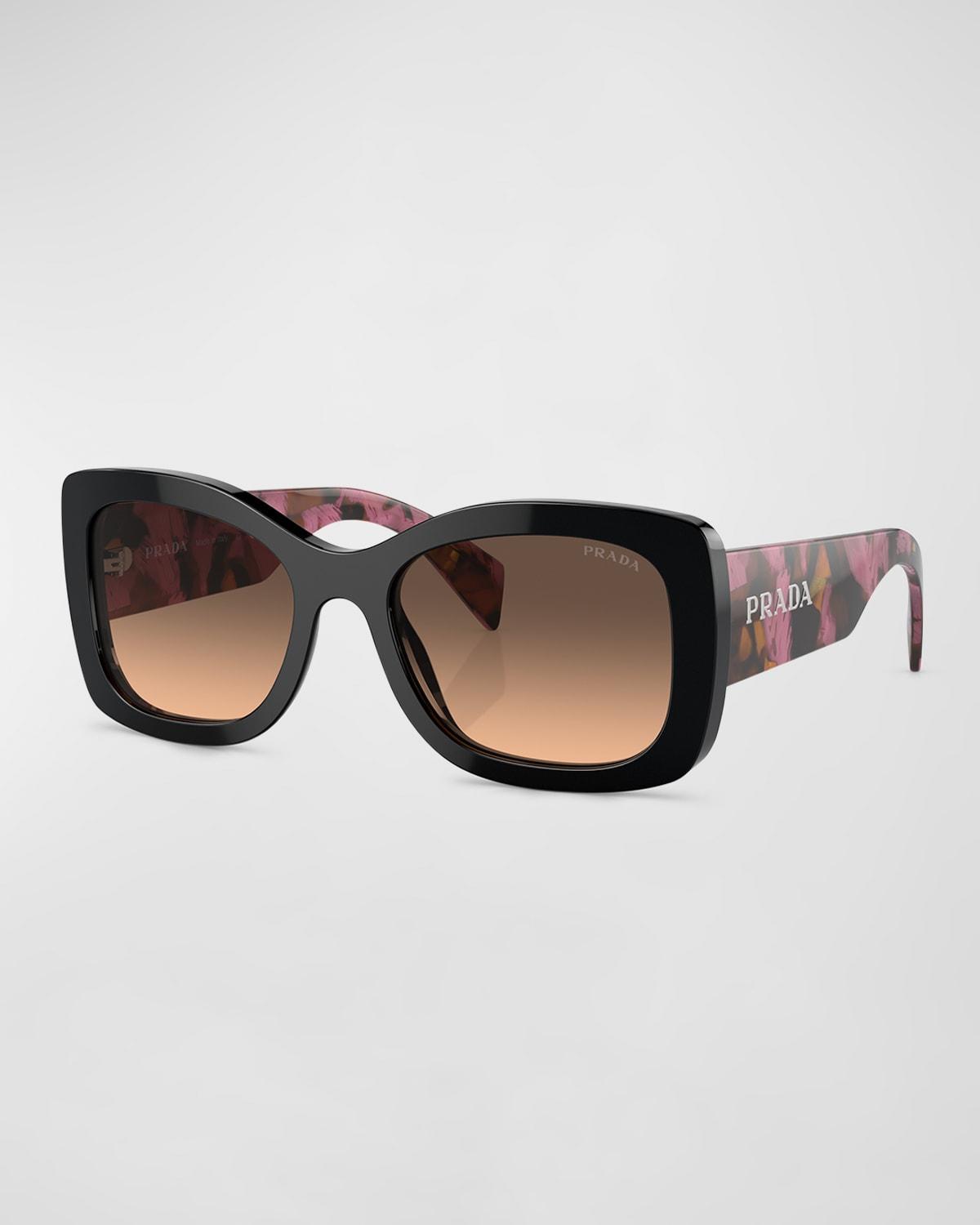 Gradient Acetate Oval Sunglasses Product Image