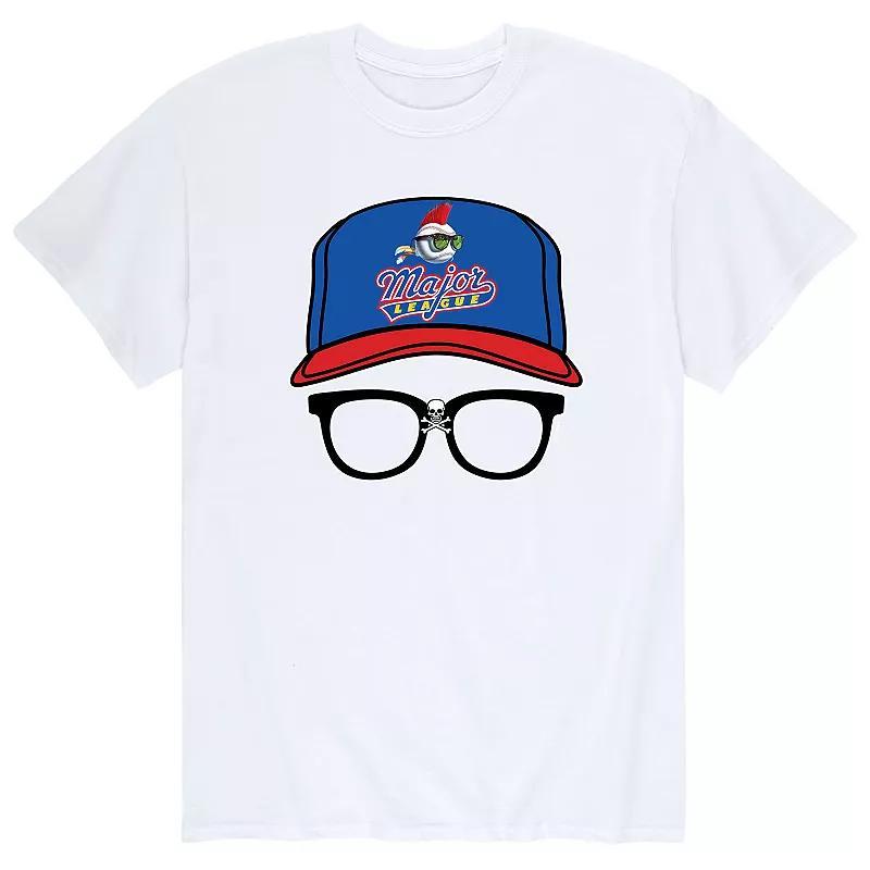 Mens Major League Cap & Glasses Baseball Tee Product Image