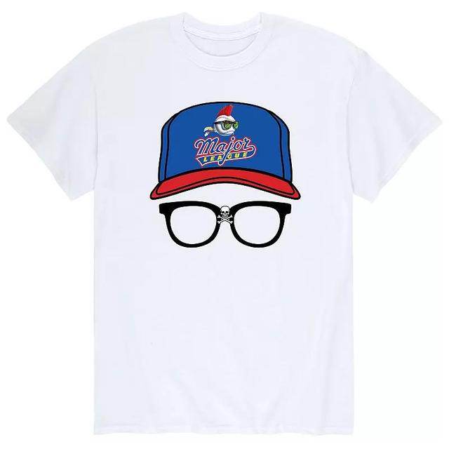 Mens Major League Cap & Glasses Baseball Tee Product Image