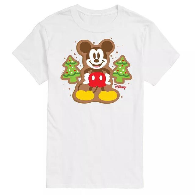 Disneys Big & Tall Mickey Cookie Graphic Tee, Mens Product Image