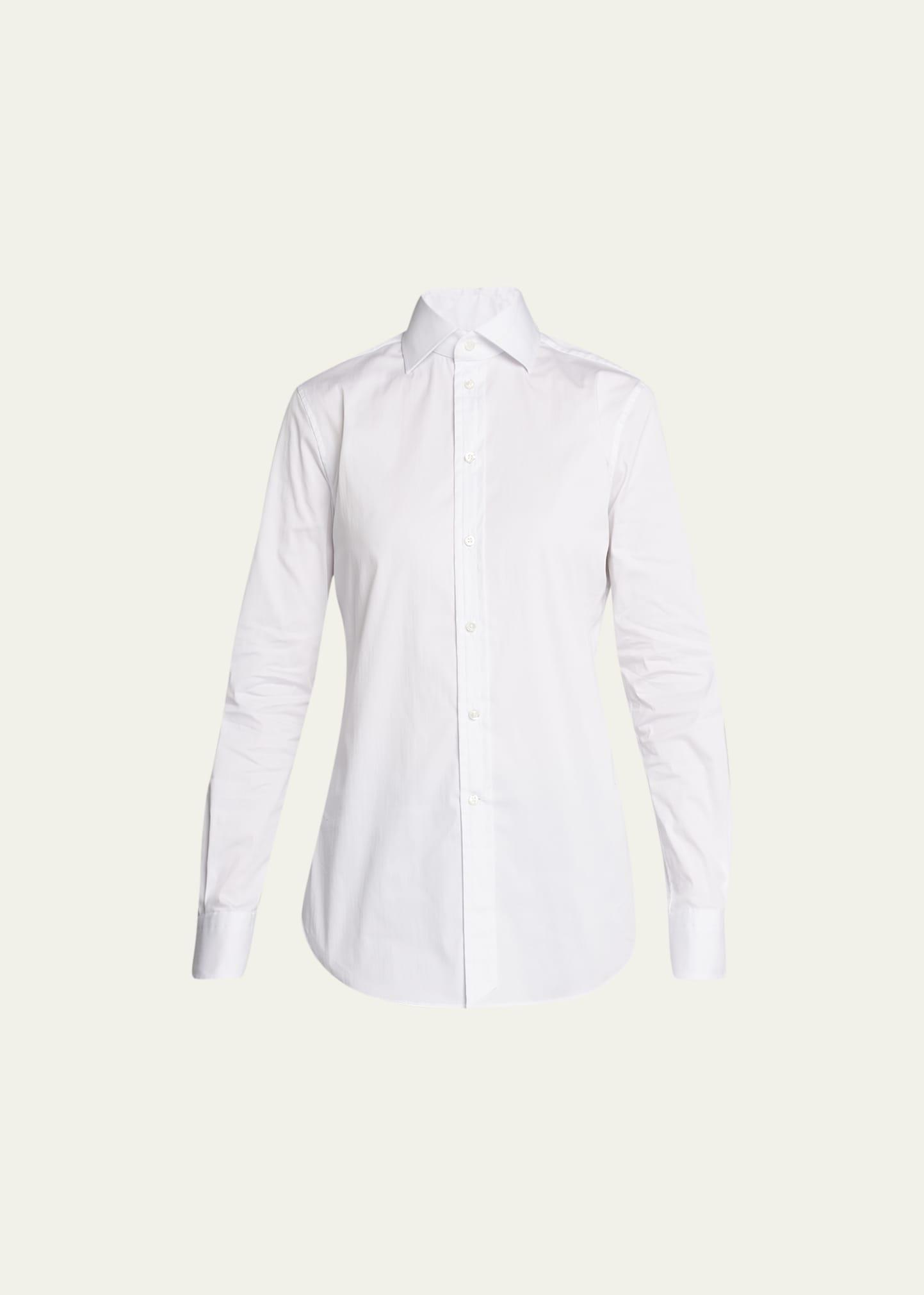 Womens Iconic Style Charmain Stretch Sateen Shirt Product Image