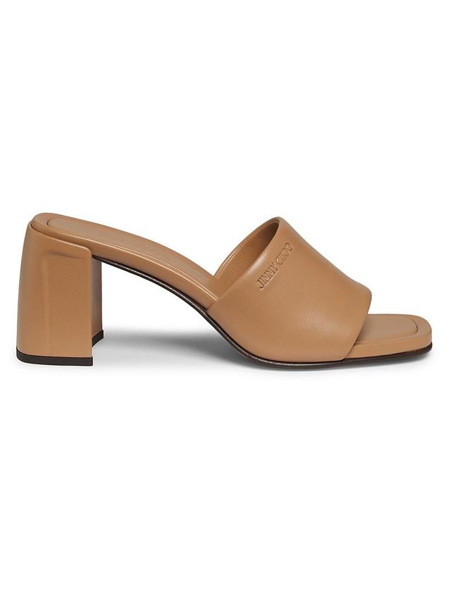 Womens Lena 70MM Leather Sandals Product Image