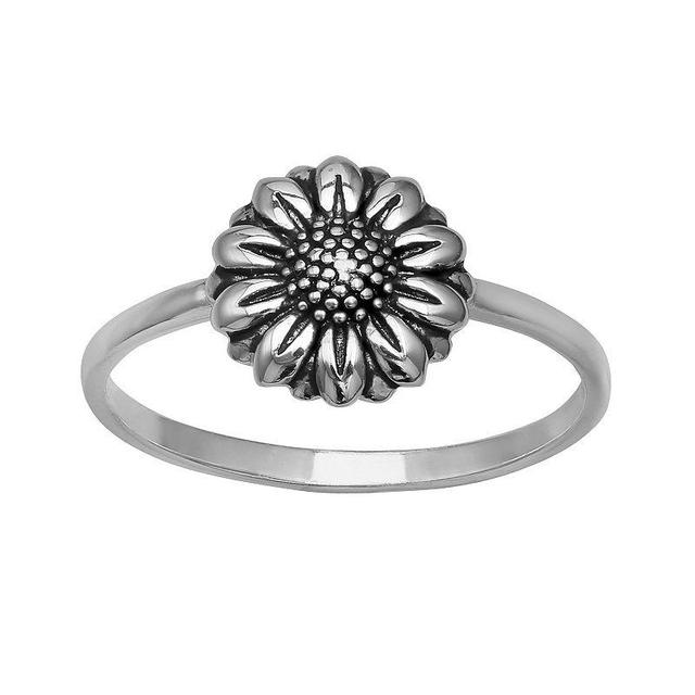 PRIMROSE Sterling Silver Flower Ring, Womens Product Image