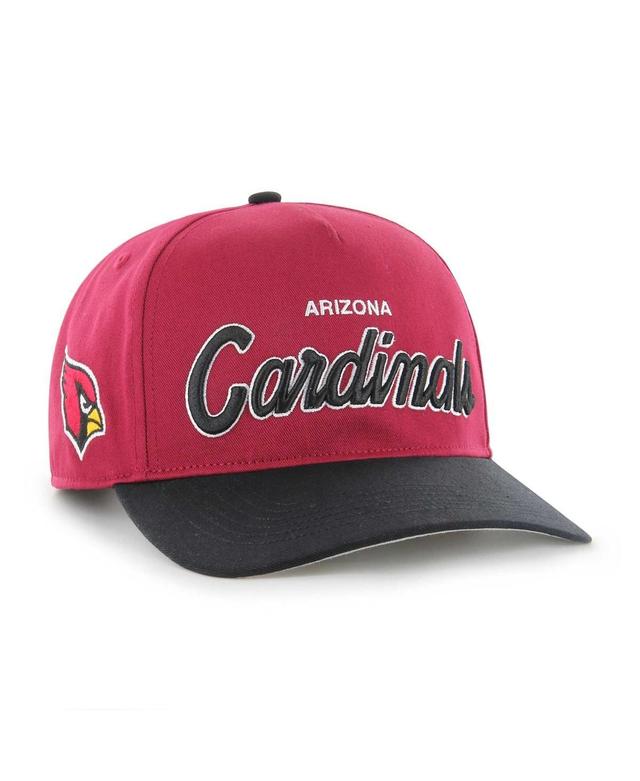 Mens 47 Cardinal/Black Arizona Cardinals Crosstown Two-Tone Hitch Adjustable Hat Product Image