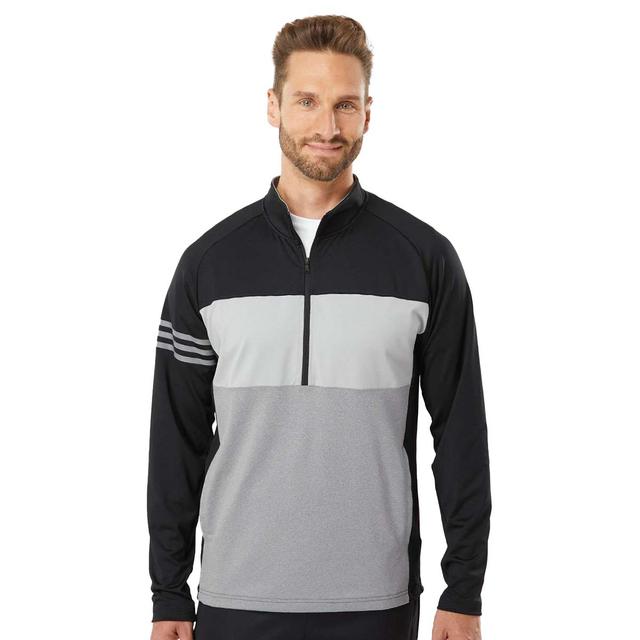 adidas Men's 3-Stripes Competition Quarter-Zip Pullover Product Image