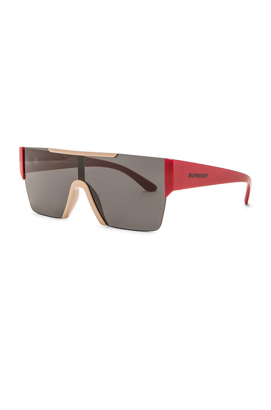 Burberry Square Sunglasses Burgundy.. Product Image