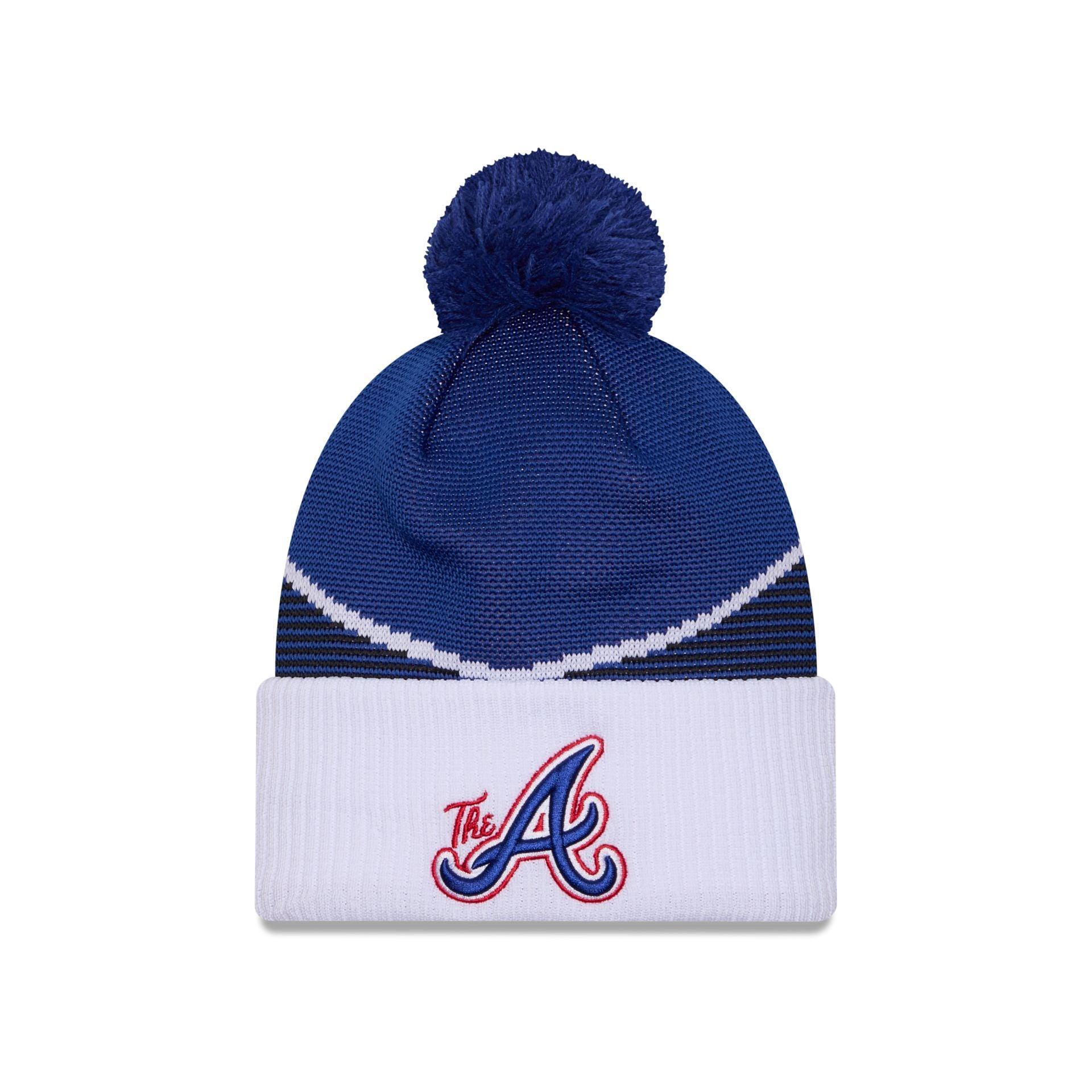 Atlanta Braves City Connect Pom Knit Hat Male Product Image